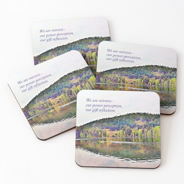 Item preview, Mirrors - Image and Haiku designed and sold by KnutsonKr8tions.