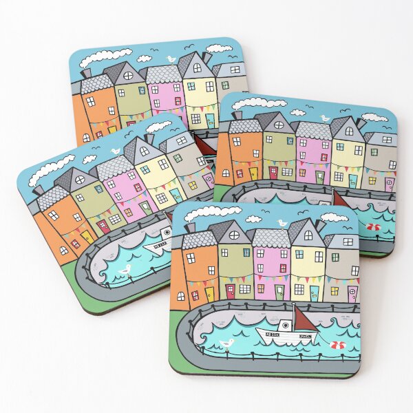 Item preview, Seaside Harbour Pattern 1 designed and sold by Helen McCartney Designs.