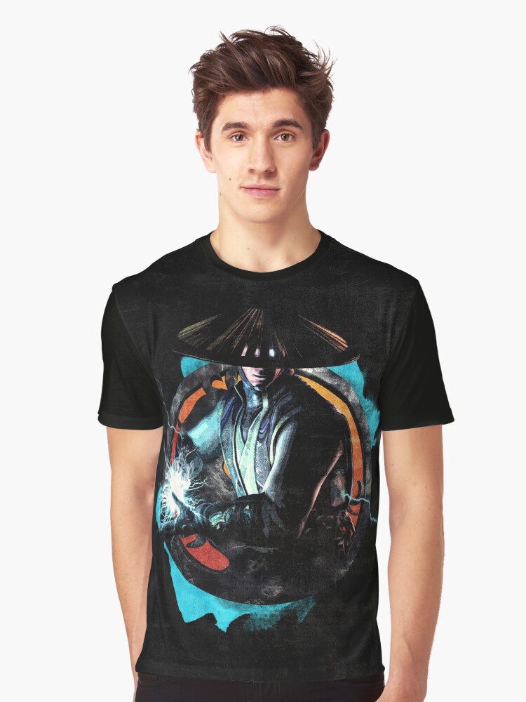 Mortal Kombat Raiden vintage hotsell shirt