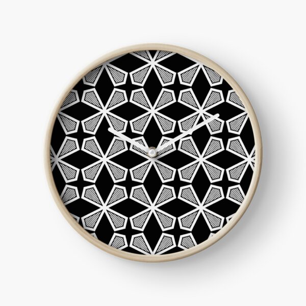 Item preview, Islamic Ceramic - Geometric Pattern (Black) designed and sold by Mario Patterns.