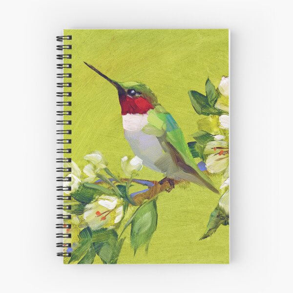 Item preview, Hummingbird & Cherry Blossoms  designed and sold by Krista Eaton.