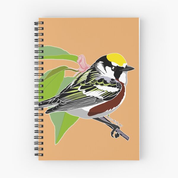 Item preview, Chestnut-Sided Warbler designed and sold by BennuBirdy.