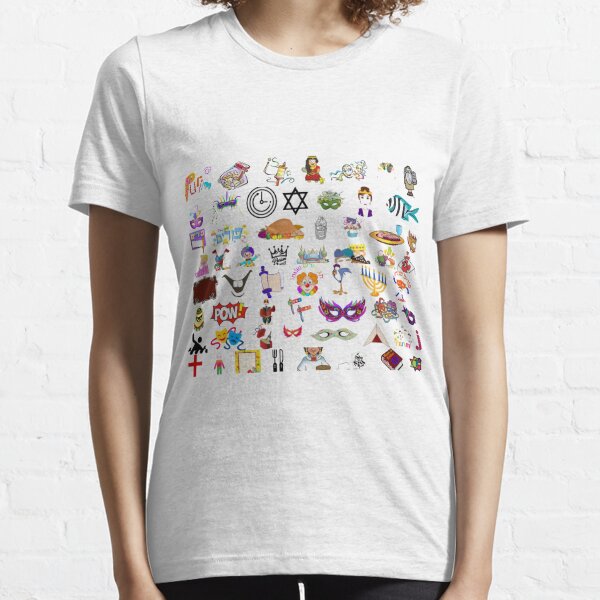 #Purim #clip #art #sketch fun collection cute design snowman Essential T-Shirt