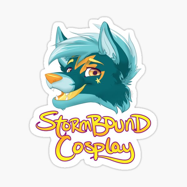 Stormbound Cosplay Stormie Pup Logo Sticker