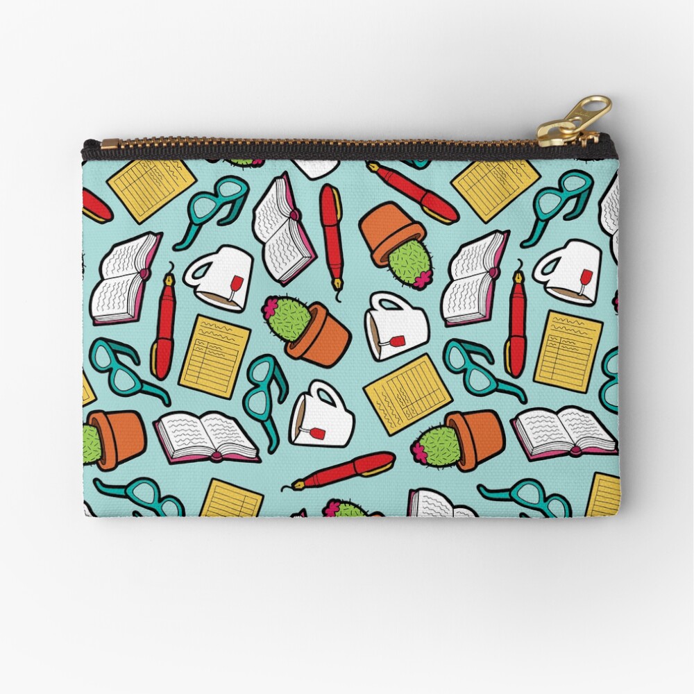 Book Club in Blue Zipper Pouch