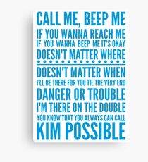 Call me, beep me Canvas Print