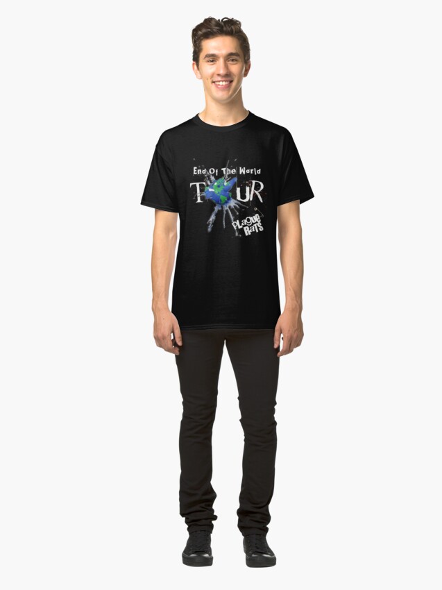 Alternate view of Plague Rats official End-of-the-World Tour t-shirt Classic T-Shirt