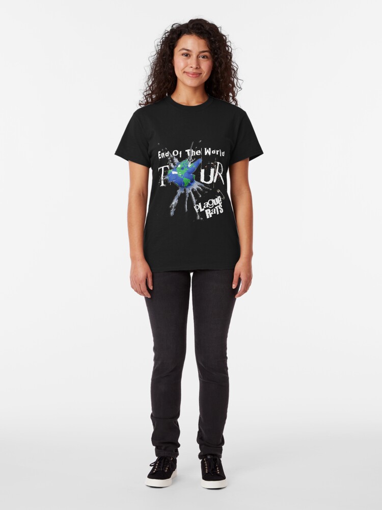 Alternate view of Plague Rats official End-of-the-World Tour t-shirt Classic T-Shirt
