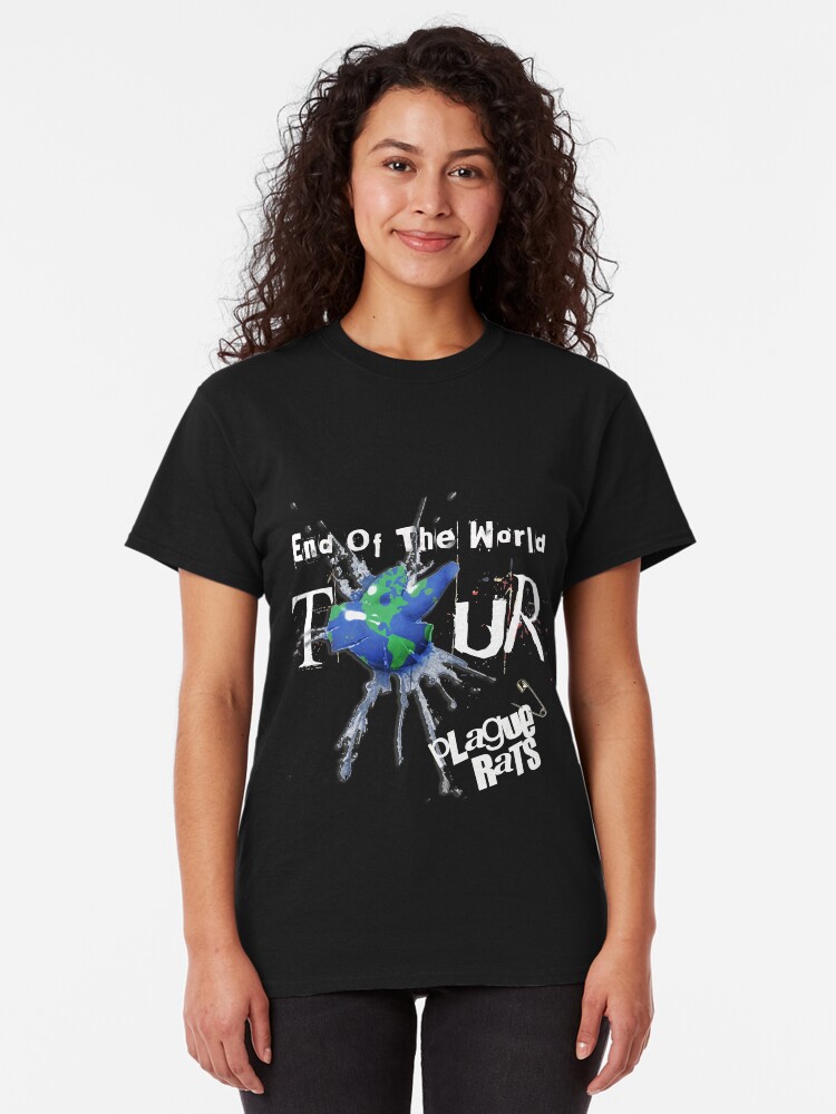 Alternate view of Plague Rats official End-of-the-World Tour t-shirt Classic T-Shirt