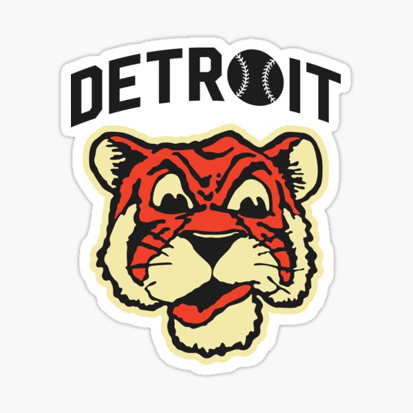 10 Detroit Tigers Mascot - Large Stickers - Major League Baseball