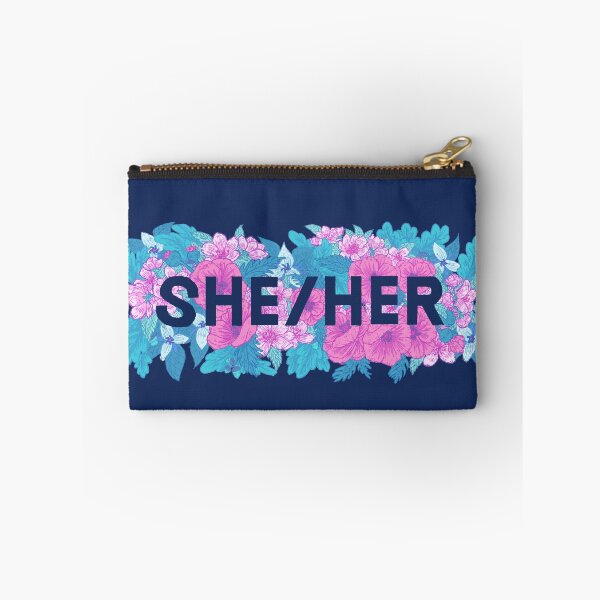 Item preview, She/Her WILLOWSHEAD Floral Pronouns designed and sold by the-fairweather.