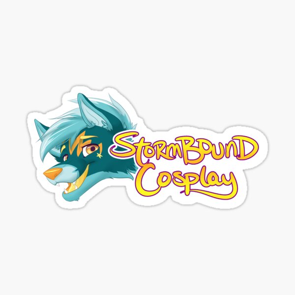 Stormbound Cosplay Long Logo Sticker