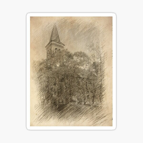 Die Kirche in Baalberge / Bernburg Sticker