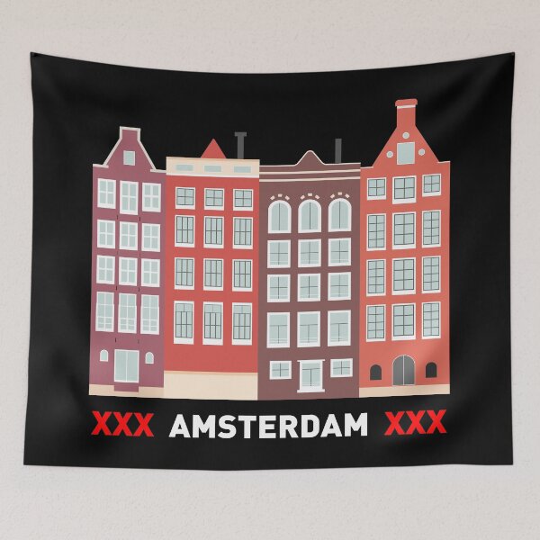 Item preview, Amsterdam Houses - white letters designed and sold by Isabelle-Anne.