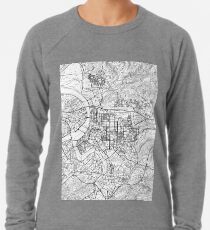 Taipei map poster print wall art, Taiwan gift printable, Home and Nursery, Modern map decor for office, Map Art, Map Gifts Lightweight Sweatshirt