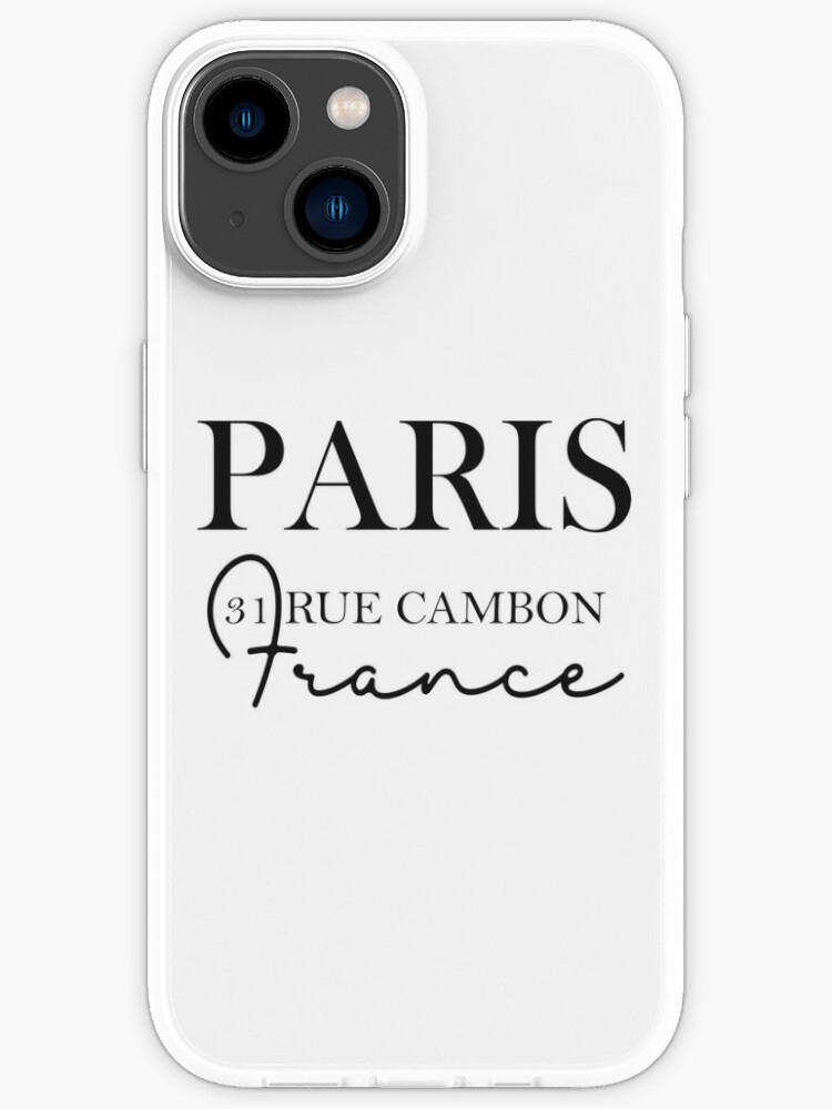 Aanbod Giotto Dibondon kennisgeving Chanel Address, Paris, France, 21 Rue Cambon, Chanel" iPhone Case for Sale  by shealee12 | Redbubble