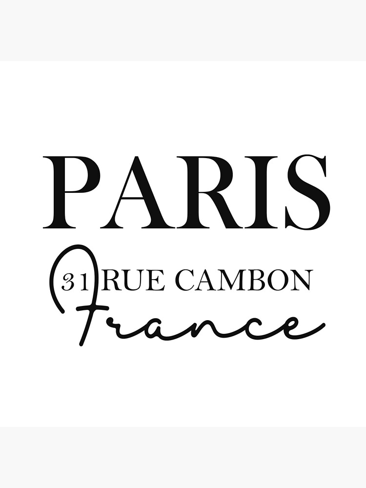 Chanel 31 Rue Cambon Paris Tote