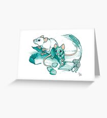Mice's Harvest Greeting Card