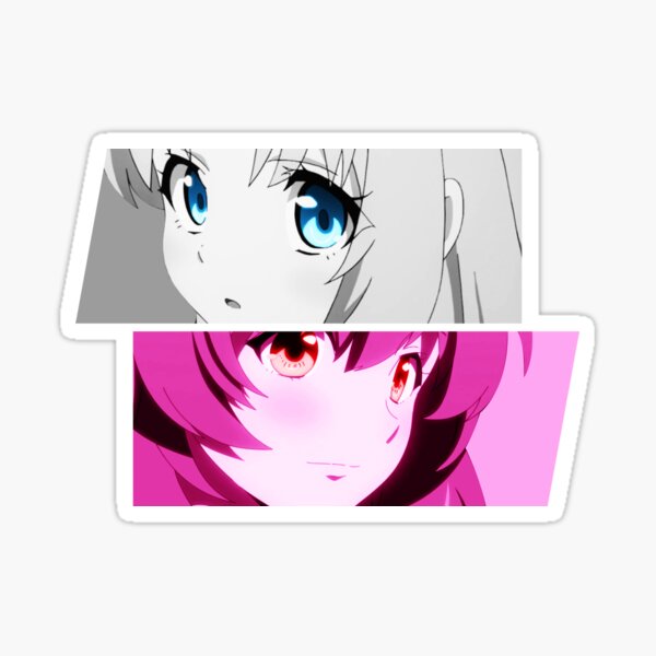 Anime Retro Raphtalia & Filo Bright Eyes Sticker