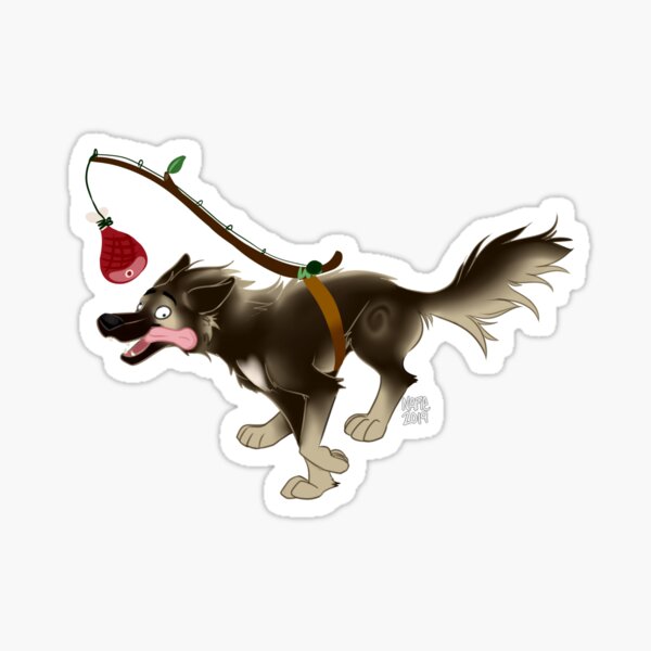 MOUSE EAT HAM Sticker