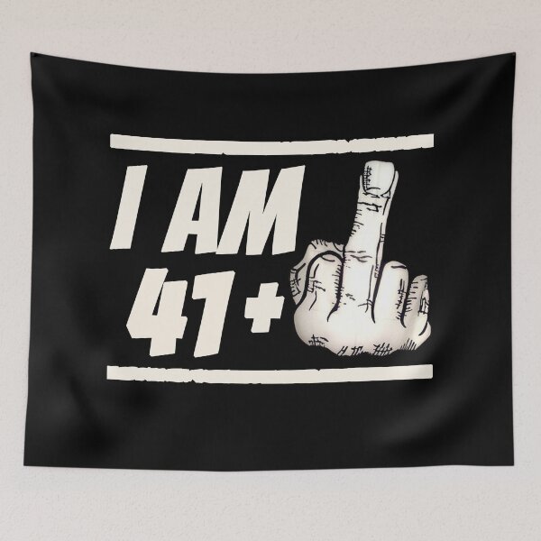Item preview, Milestone 42nd Birthday - Gag Bday Joke Gift Idea: 41+1 designed and sold by trendo.