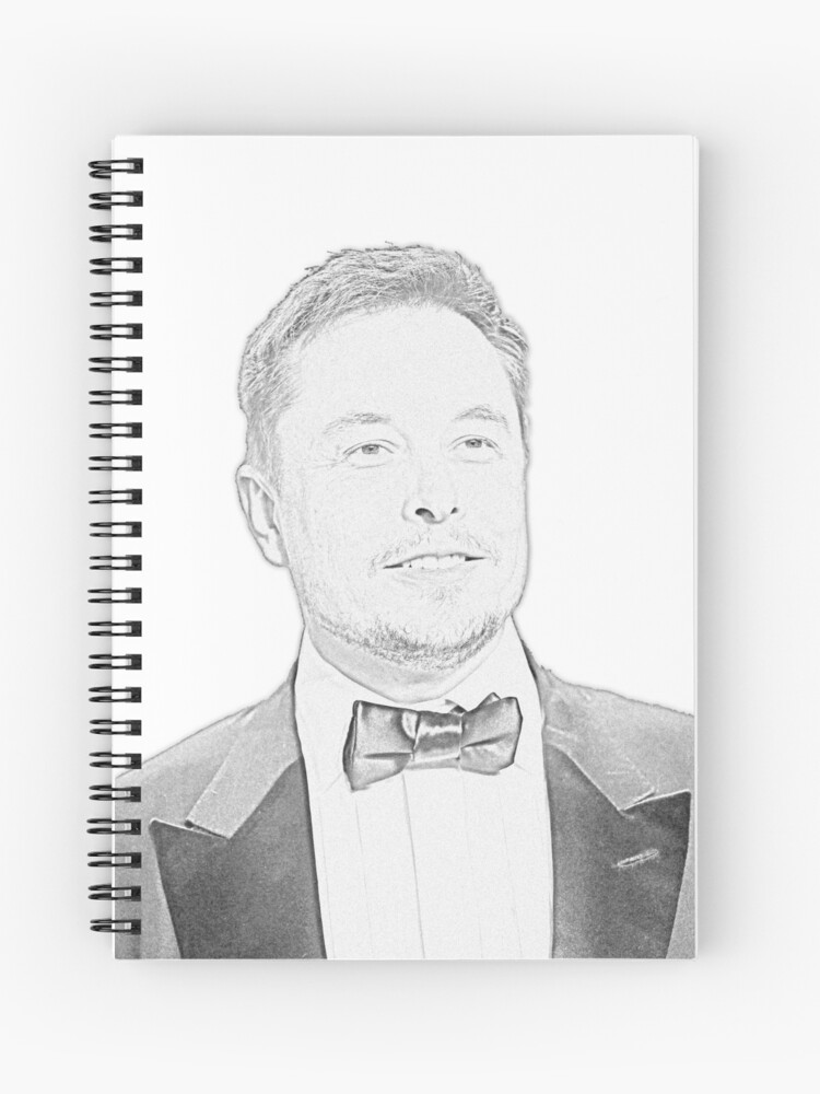 Buy Original Drawing Elon Musk 9x12 Online in India - Etsy