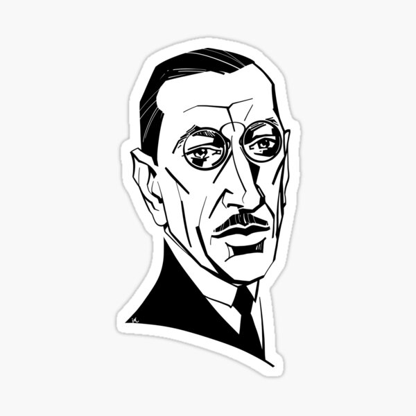 Item preview, Igor Stravinsky designed and sold by Irina Ivanova.