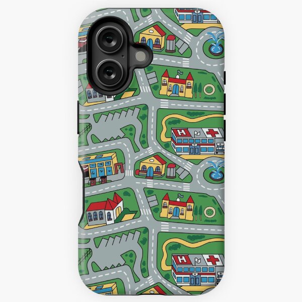 Vista previa del artículo con la obra «Alfombra de carretera City Carpet 90s Juguete nostálgico», diseñado y vendido por pixlpizza.
