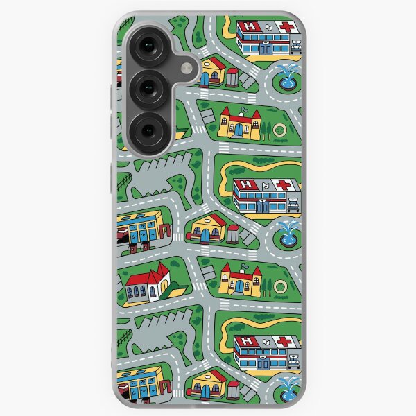 Item preview, Car City Carpet Road Rug 90s Nostalgic Toy designed and sold by pixlpizza.