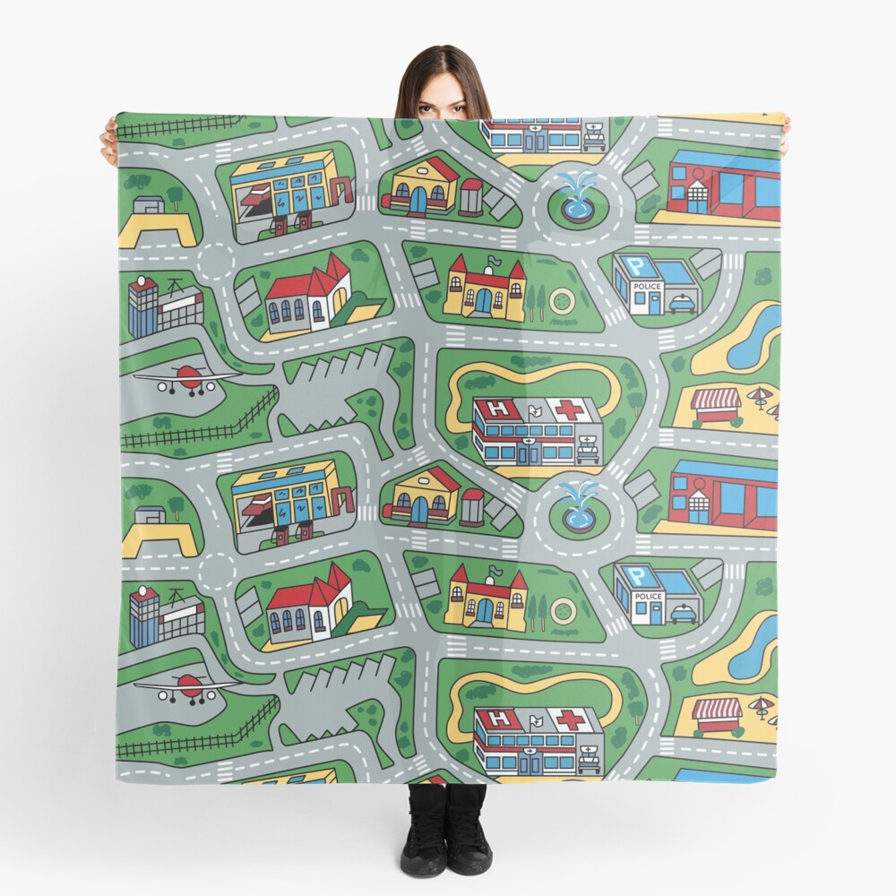 Car City Carpet Road Rug 90s Nostalgic Toy Socks for Sale by pixlpizza