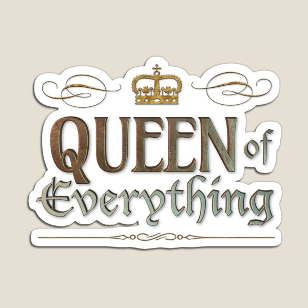 Item preview, REINA de todo - Gran Medieval - sobre blanco designed and sold by 26-Characters.
