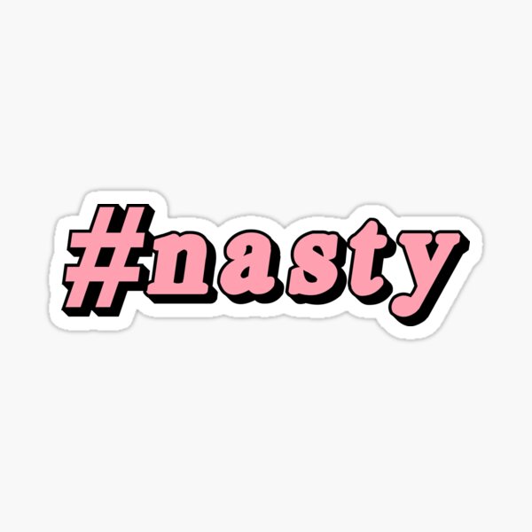Nasty Lesbian Nudists - Naughty Saying Stickers for Sale | Redbubble