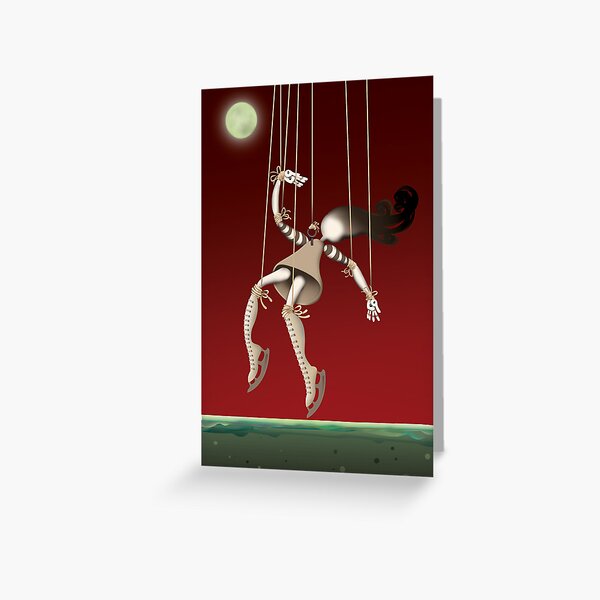 Falling Greeting Card