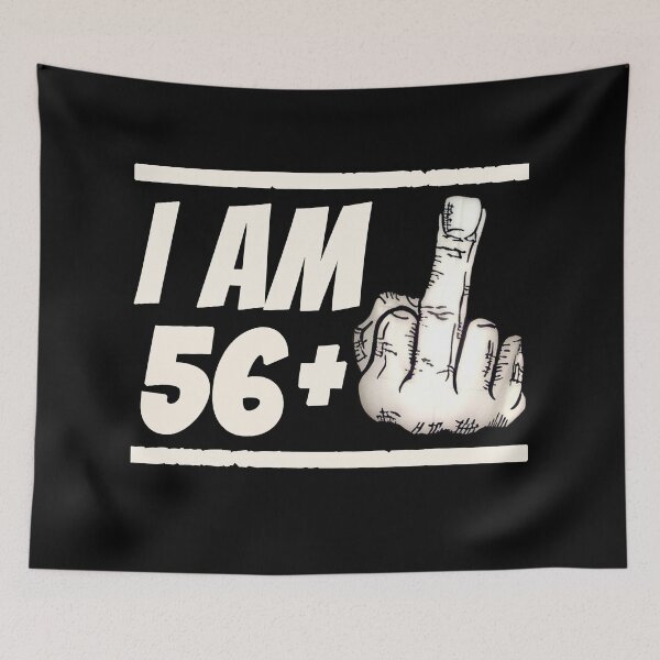 Item preview, Milestone 57th Birthday - Gag Bday Joke Gift Idea: 56+1 designed and sold by trendo.