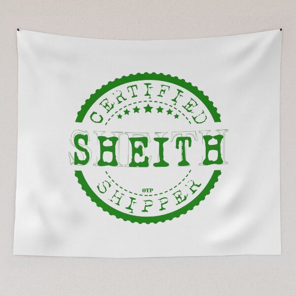 Aperçu de l'œuvre Expéditeur certifié Sheith (timbre vert) créée et vendue par AlexVR.