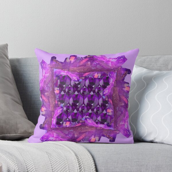 Item preview, FEBRUARY PURPLE AMETHYST GEMS & CRYSTAL PATTERNS  designed and sold by sharlesart.
