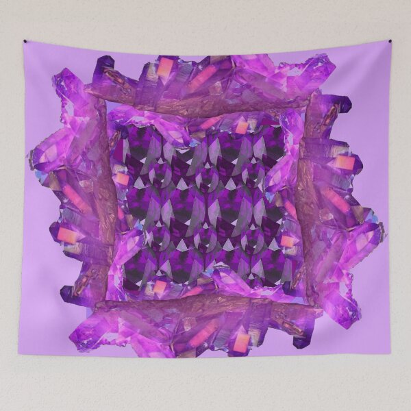 Item preview, FEBRUARY PURPLE AMETHYST GEMS & CRYSTAL PATTERNS  designed and sold by sharlesart.
