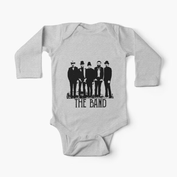 The Band Vintage Retro Concert Long Sleeve Baby One-Piece