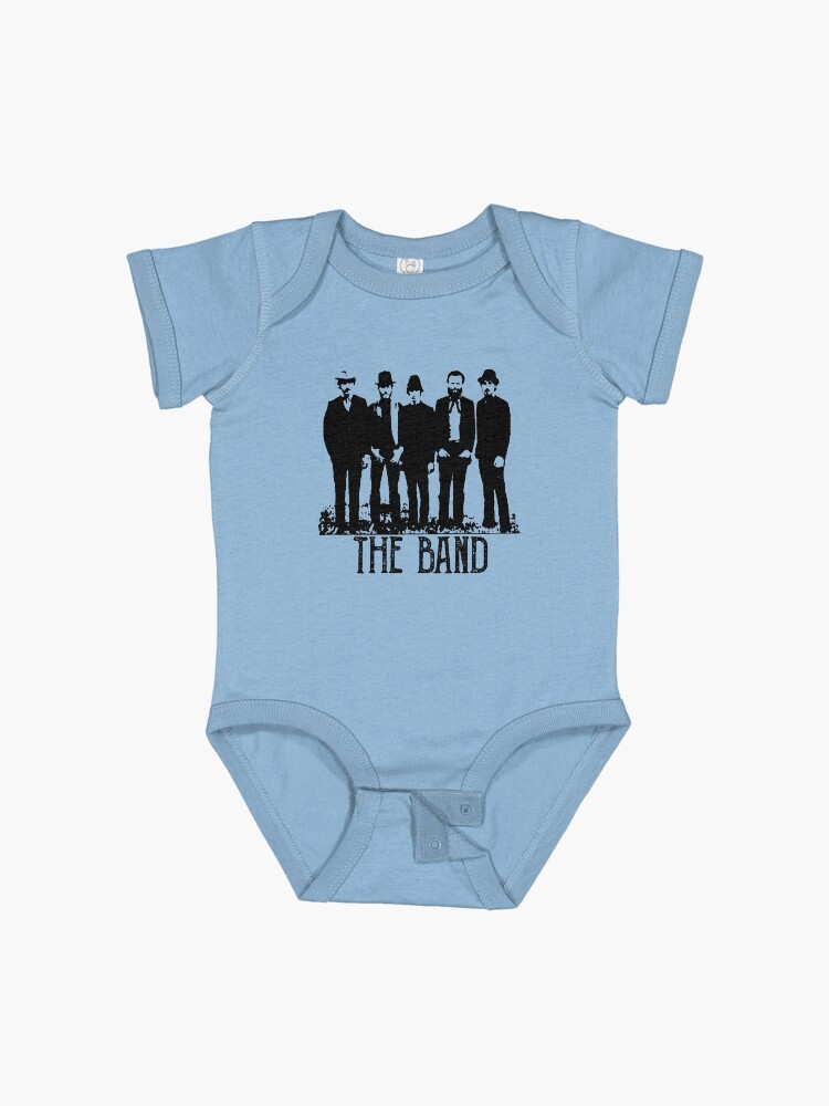 Thumbnail 1 of 2, Baby One-Piece, The Band Vintage Retro Concert designed and sold by threeampersands.