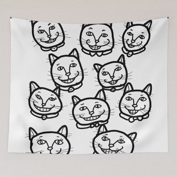 Item preview, Happy Cheery Smiling Cats designed and sold by Nalidsa Sukprasert.