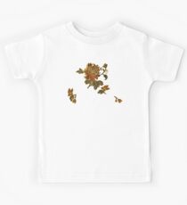 A spray of silk flowers Kids Tee