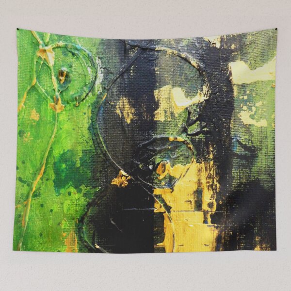 Item preview, Green,gold, black textured background designed and sold by navitalidesign.