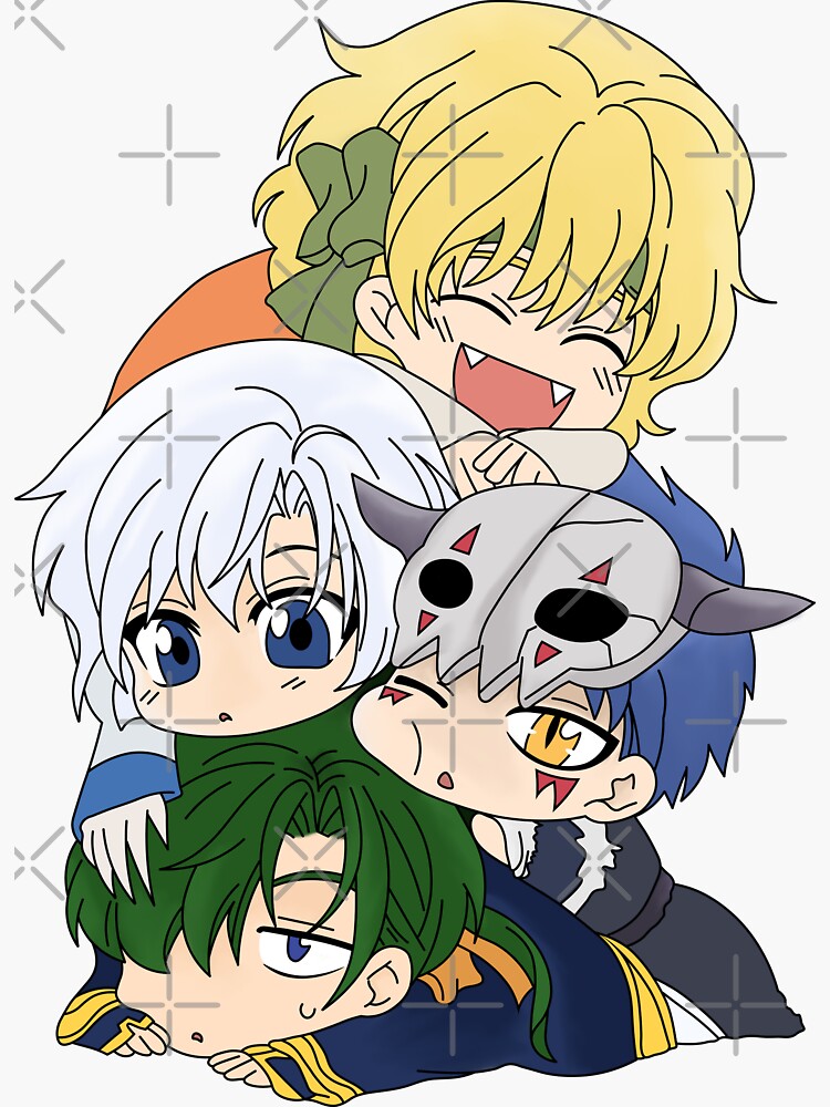 The Four Dragon Warriors Chibi by katelin1
