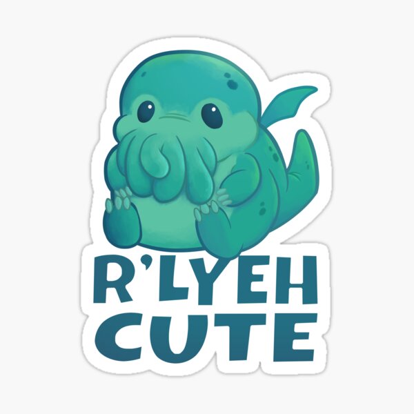 Item preview, R'lyeh Cute Cutethulhu designed and sold by powersdesign.