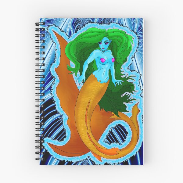 Item preview, Little Mermaid in Blue designed and sold by Lytebound.