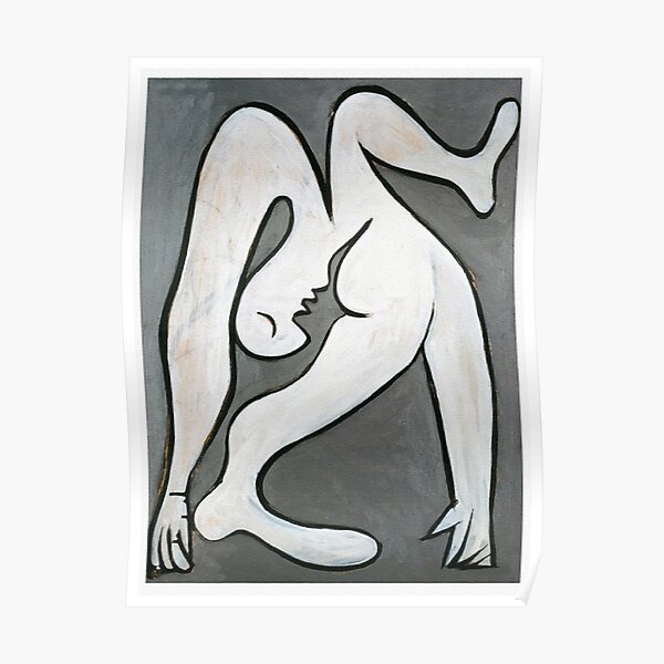 Pablo Picasso Le Acrobat, 1930, Artwork Reproduction, Tshirts, Prints, Posters For Men, Women, Youth, Kids Poster