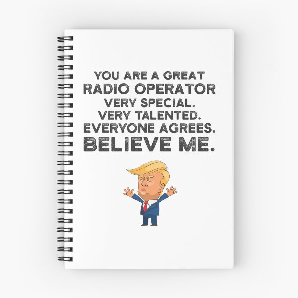 Item preview, Radio Operator Funny Trump designed and sold by UneDesigns.