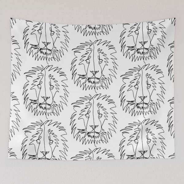 Item preview, One Line--Lion designed and sold by The Beare Den.