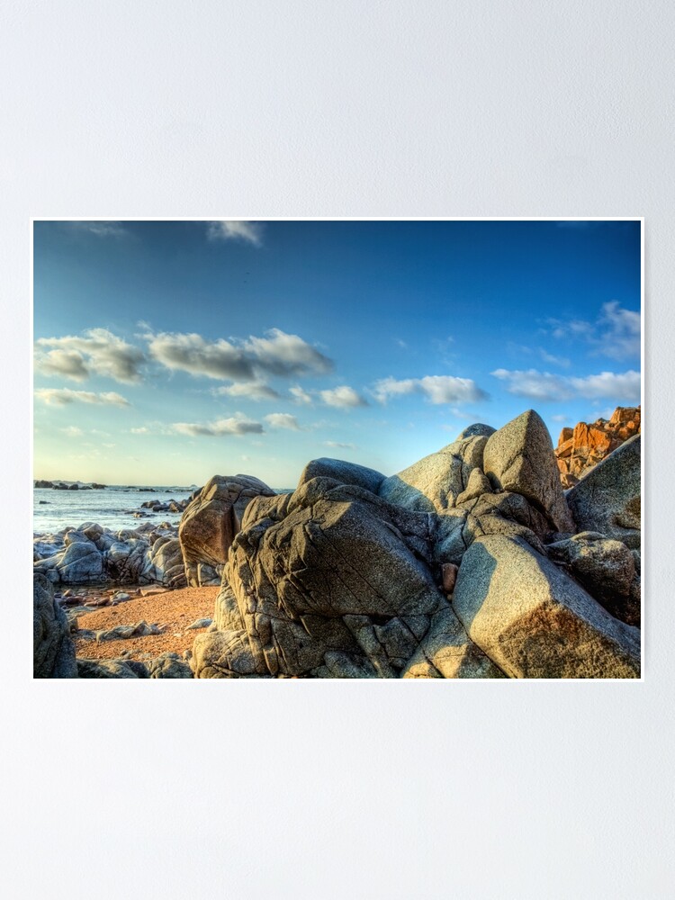 Alternate view of Rocks Near Torgis - Alderney Poster