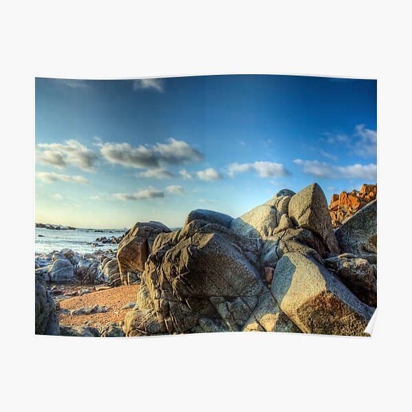 Rocks Near Torgis - Alderney Poster